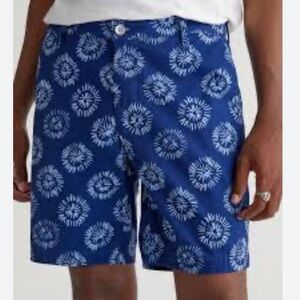 AG Wanderer Short, Slim Trouser Short,  Blue Multi, size 28, NWT
